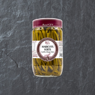 2 x Haricots verts extra-fins au naturel rangés main - 2x72cl - France
