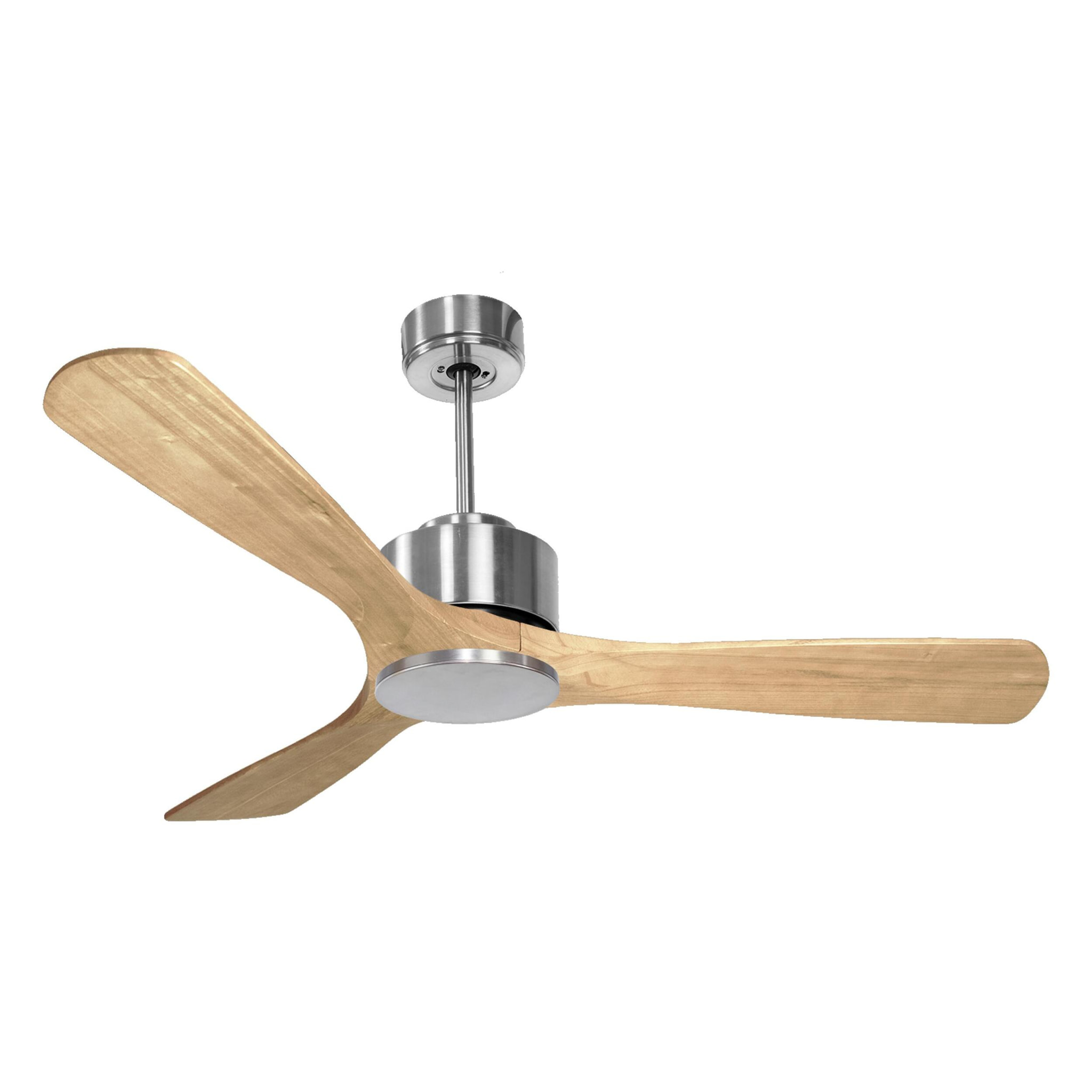 Ventilateur de plafond ø132 cm avec Wifi Réversible Hypersilence 40   W argent