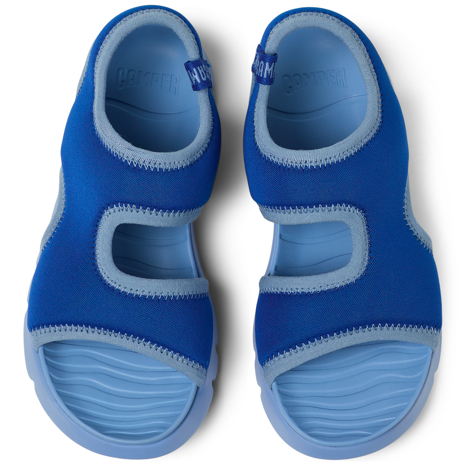 Sandalias - CAMPER Oruga - Azul - Textil técnico (poliéster reciclado)