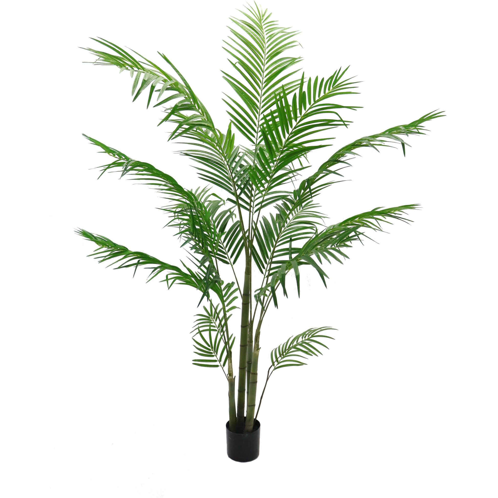 Areca Palm Con Vaso. Altezza 185 Cm - Pezzi 1 - 120X185X120cm - Colore: Verde - Bianchi Dino - Piante Artificiali