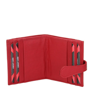 Portafoglio uomo in vera pelle - Modello False - Casual - 9.5 x 8.0 x 1.5 cm