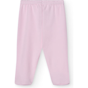 Polaina bebé algodón con pies invierno