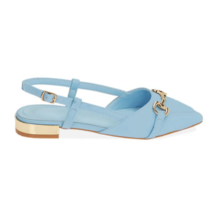 Ballerine slingback celesti