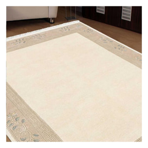 Tapis salon et chambre fait main en laine motif simple SUCA