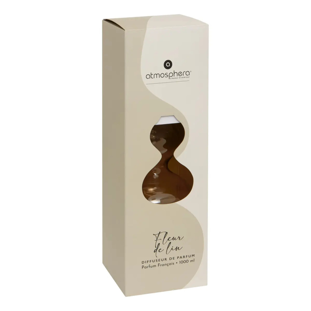 Diffuseur de parfum Hanae 1000 ml verre lin