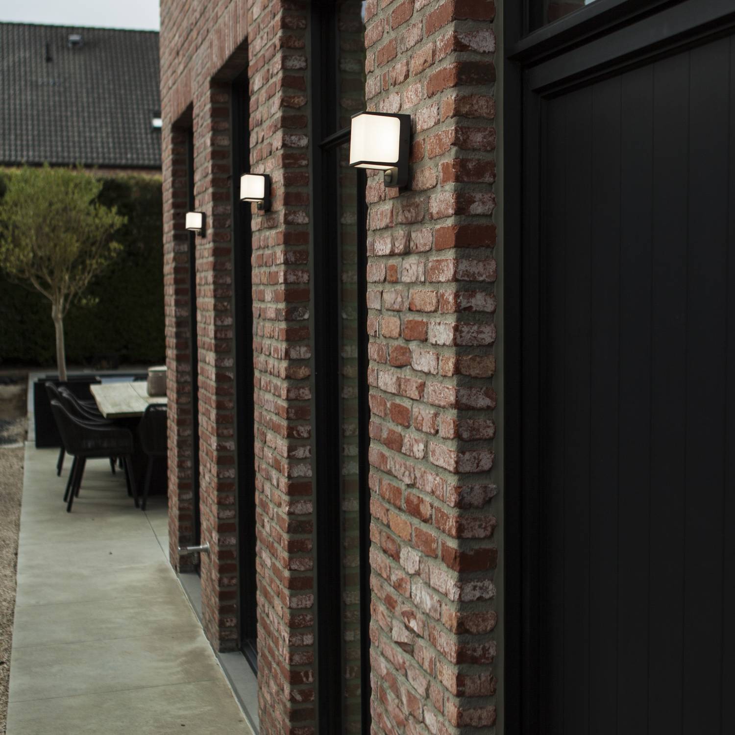 Applique murale secteur DOBLO GREY SENSO