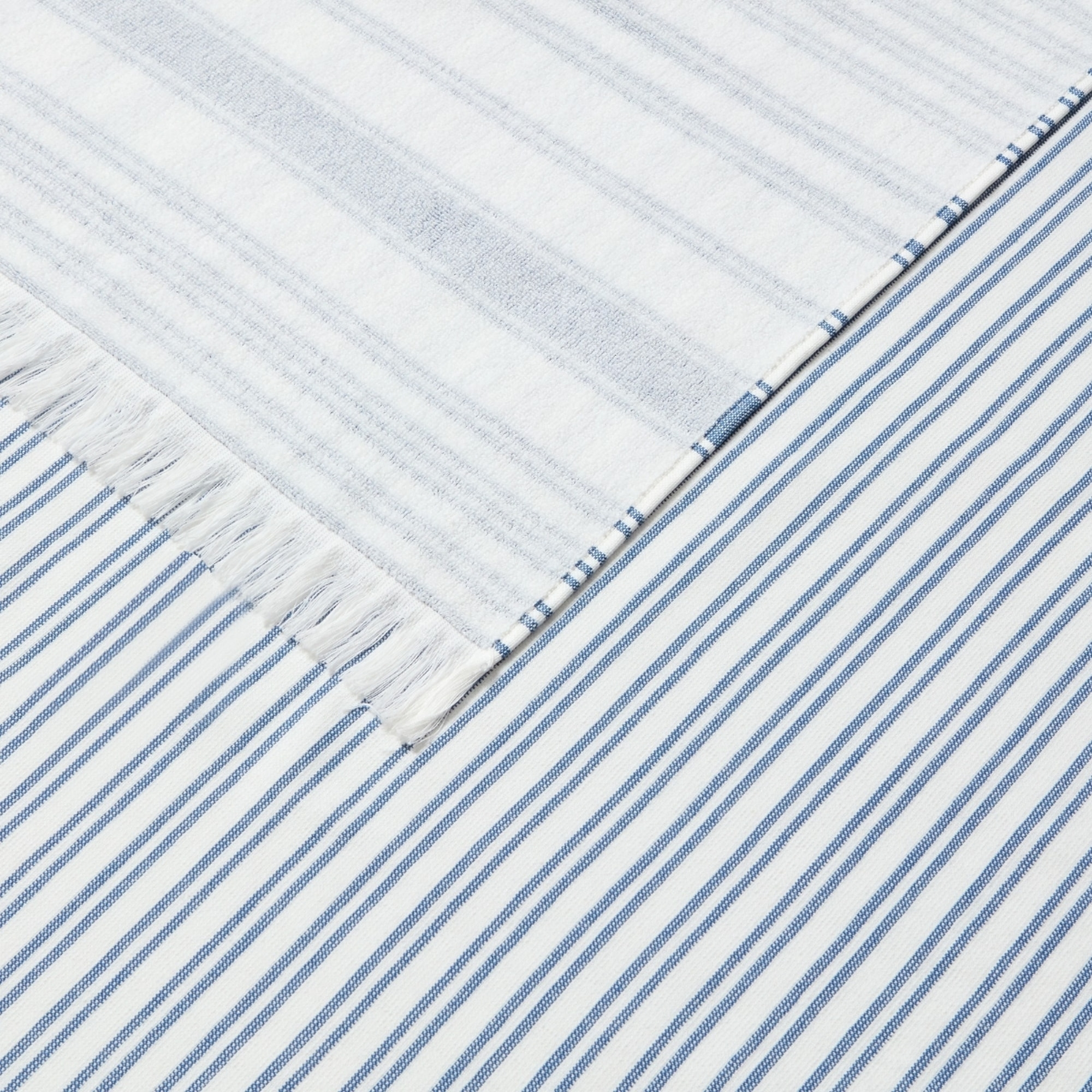 Toalla doble faz tejido y rizo Bima color azul oscuro