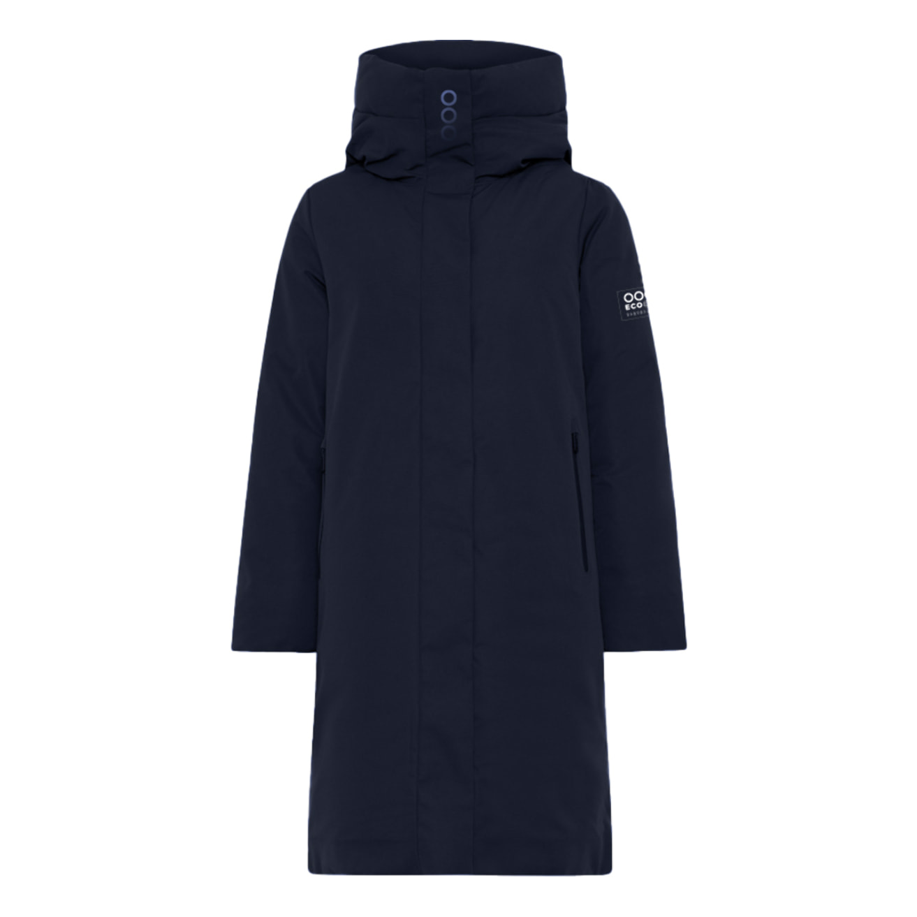 Abrigo para mujer ECOON Bayona Long jacket - Azul Marino