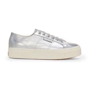 Scarpe da donna Superga Grigio 2740 Platform Pearl Leather