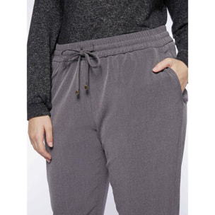 Fiorella Rubino - Pantalones jogger vaporosos - Gris