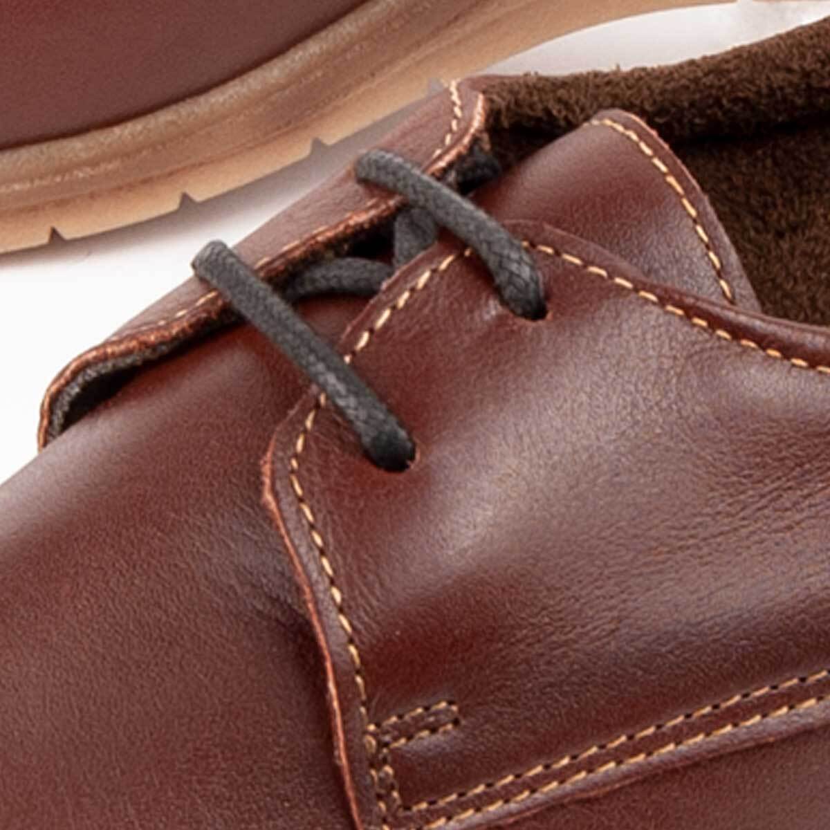 Oxford De Cuña - Marrón - Altura: 4 Cm