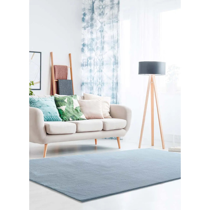 LOFT Alfombra lavable en color azul, varias medidas disponibles