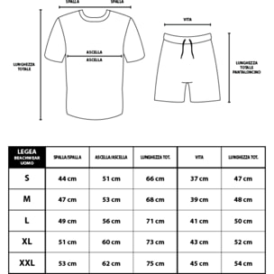 Completo Uomo LEGEA Cotone Smanicato