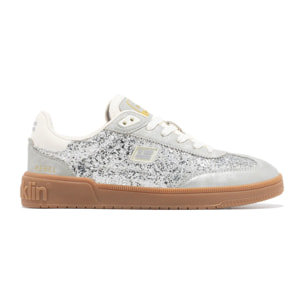 Zapatillas Deportivas Mujer Rebel Glitter Plata