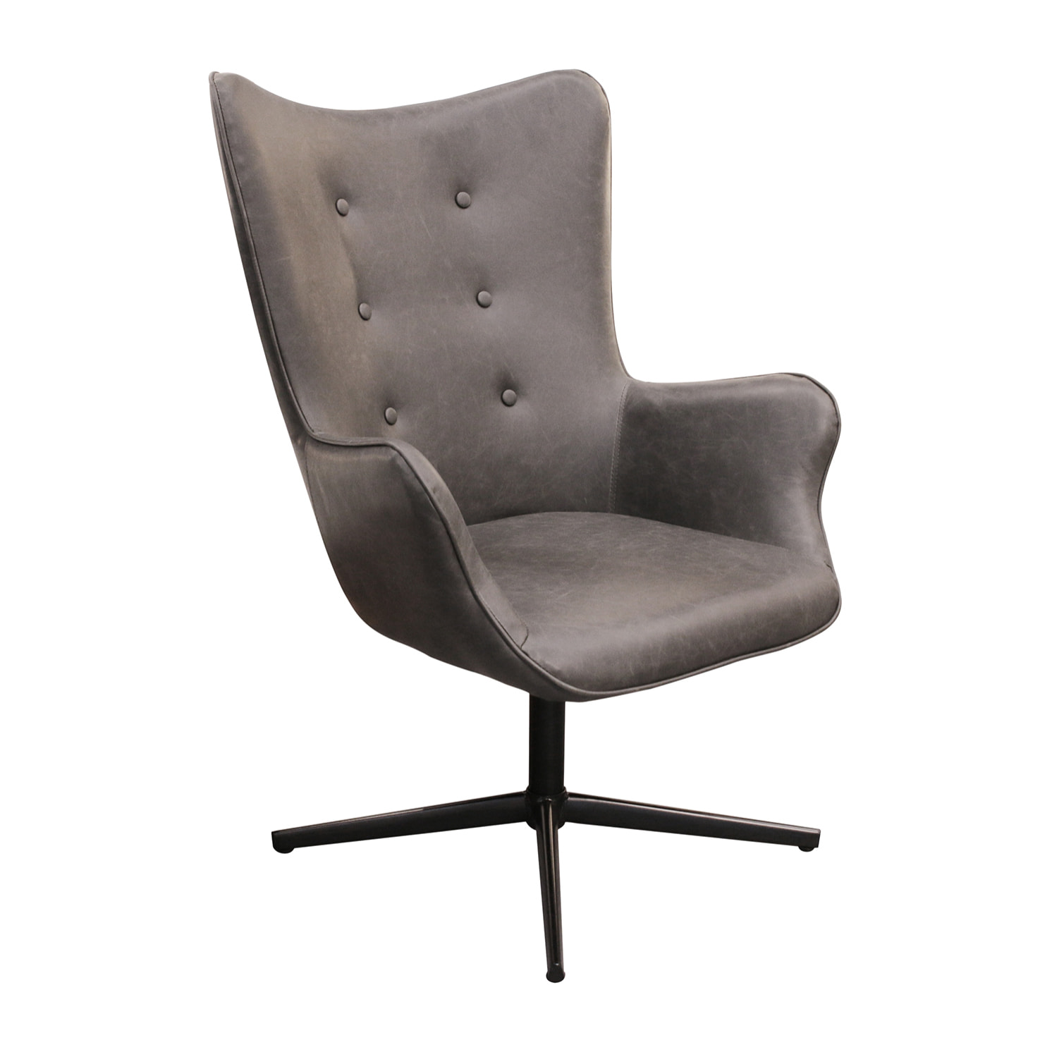 Fauteuil Helsinki Pu Gris