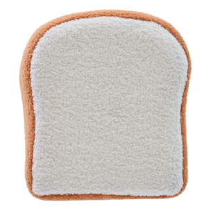 Pouf Tostie Enfant Marron et Blanc H 38 cm