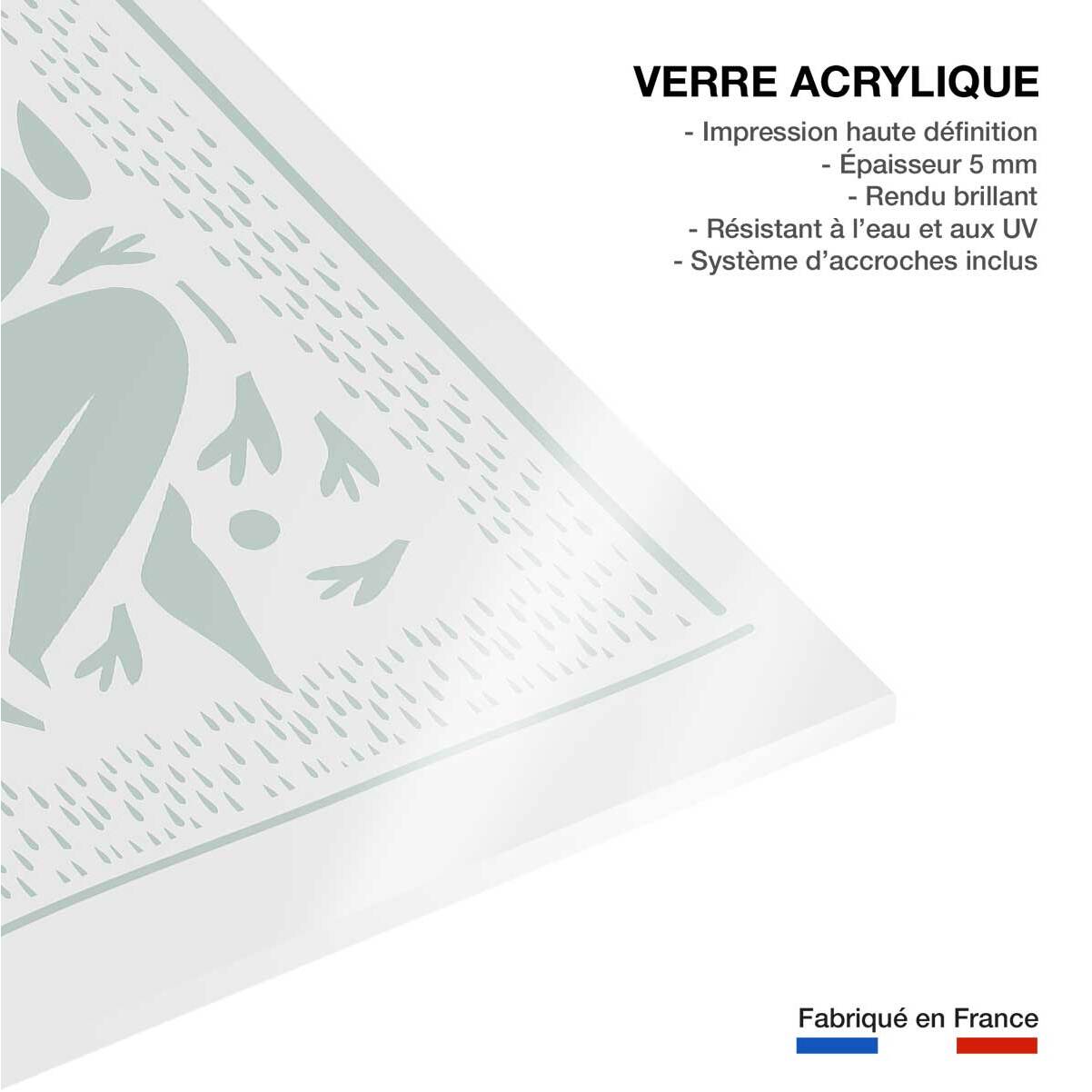 Tableau graphic body Tableau plexiglas