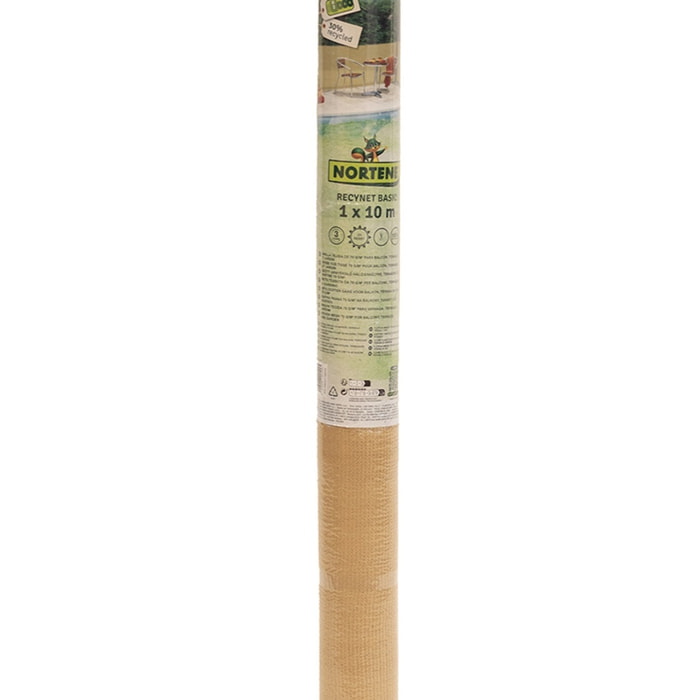 Malla De Ocultación Recynet Basic 70 Gr Arena