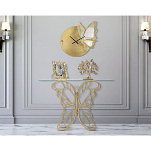 CONSOLE BUTTERFLY CHARME1921 DORATO