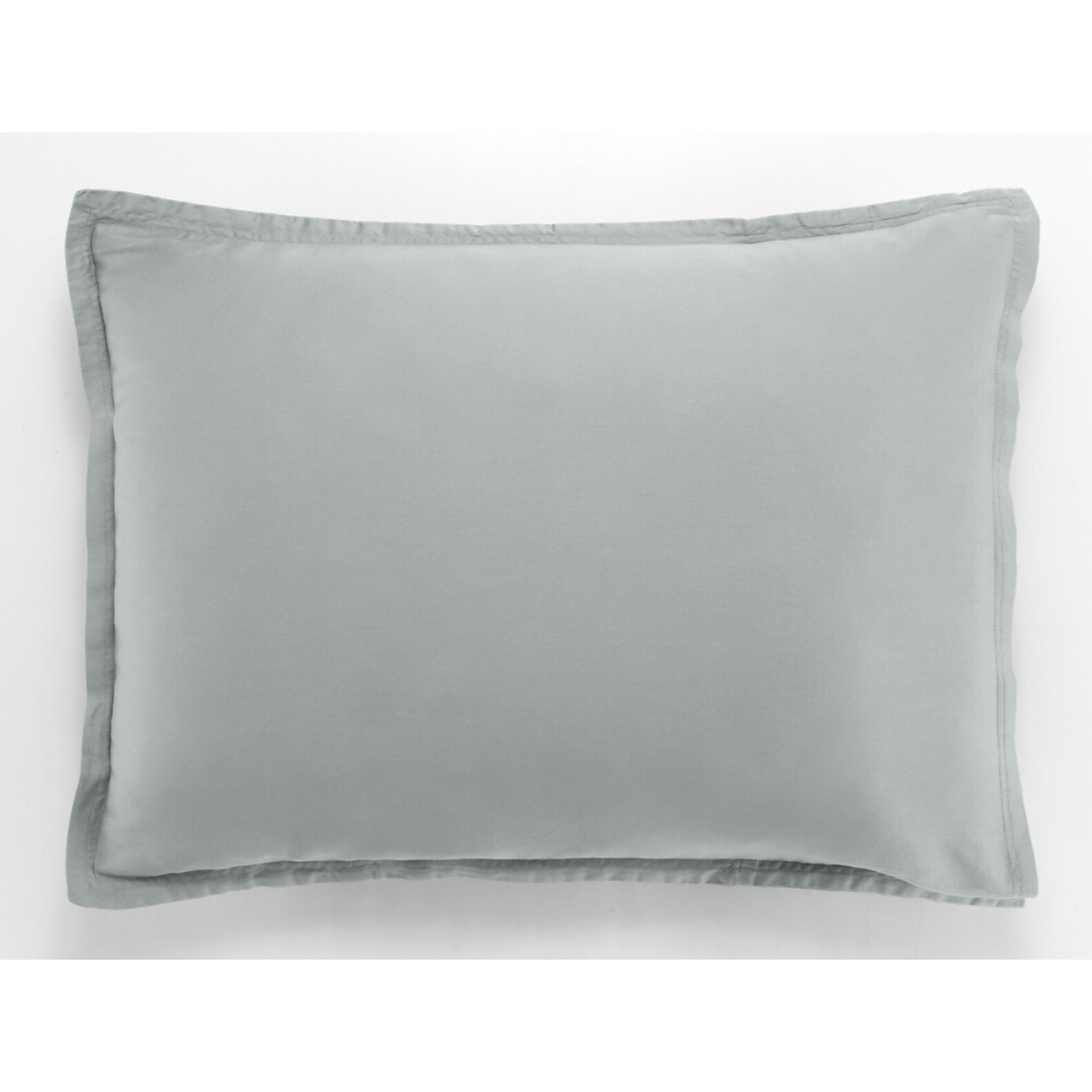 Paire de Taies D'oreiller 1pcs 100% Satin De Coton 105 Fils Celadon