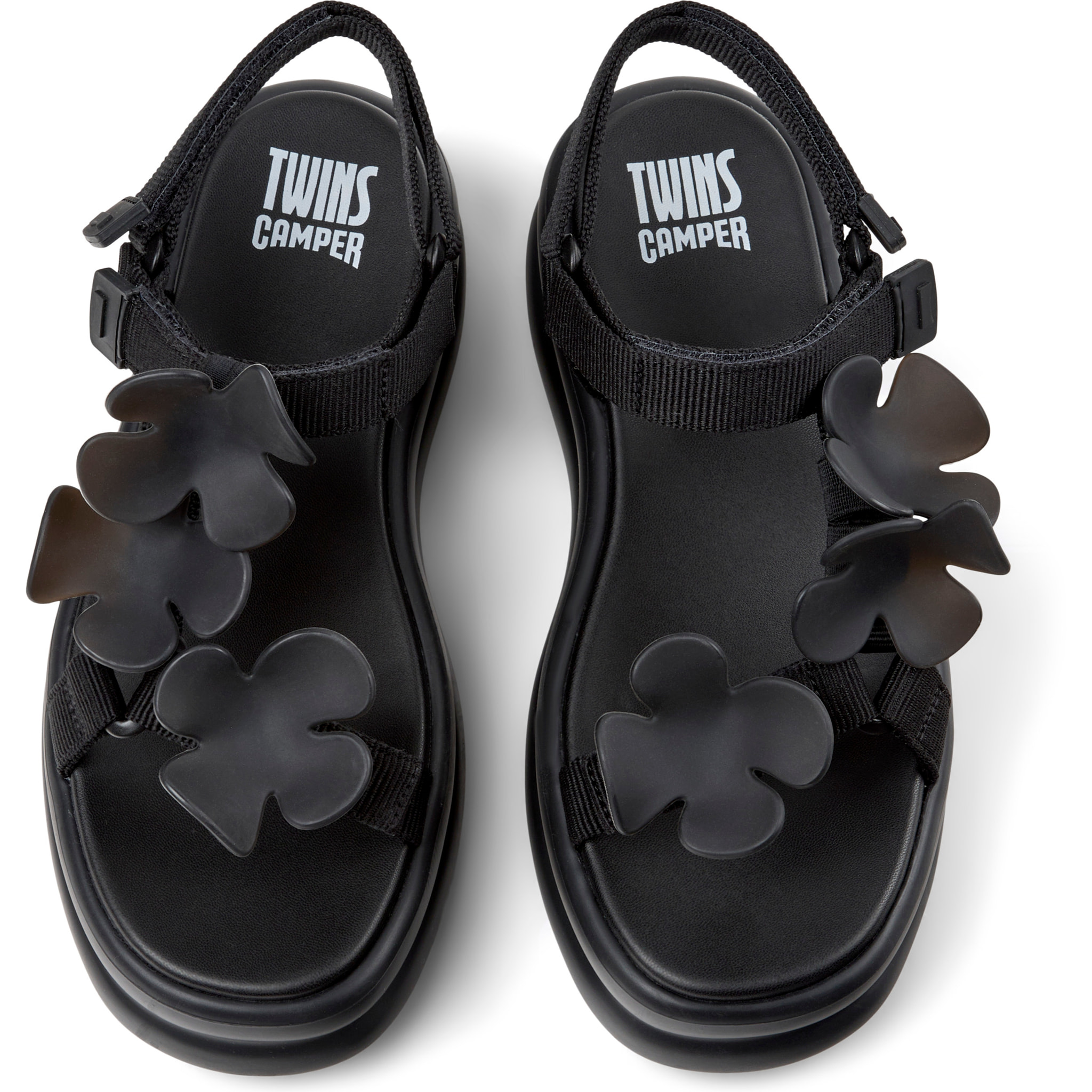 Sandali - CAMPER Pelotas Flota Up Twins - Nero - Tessuto tecnico