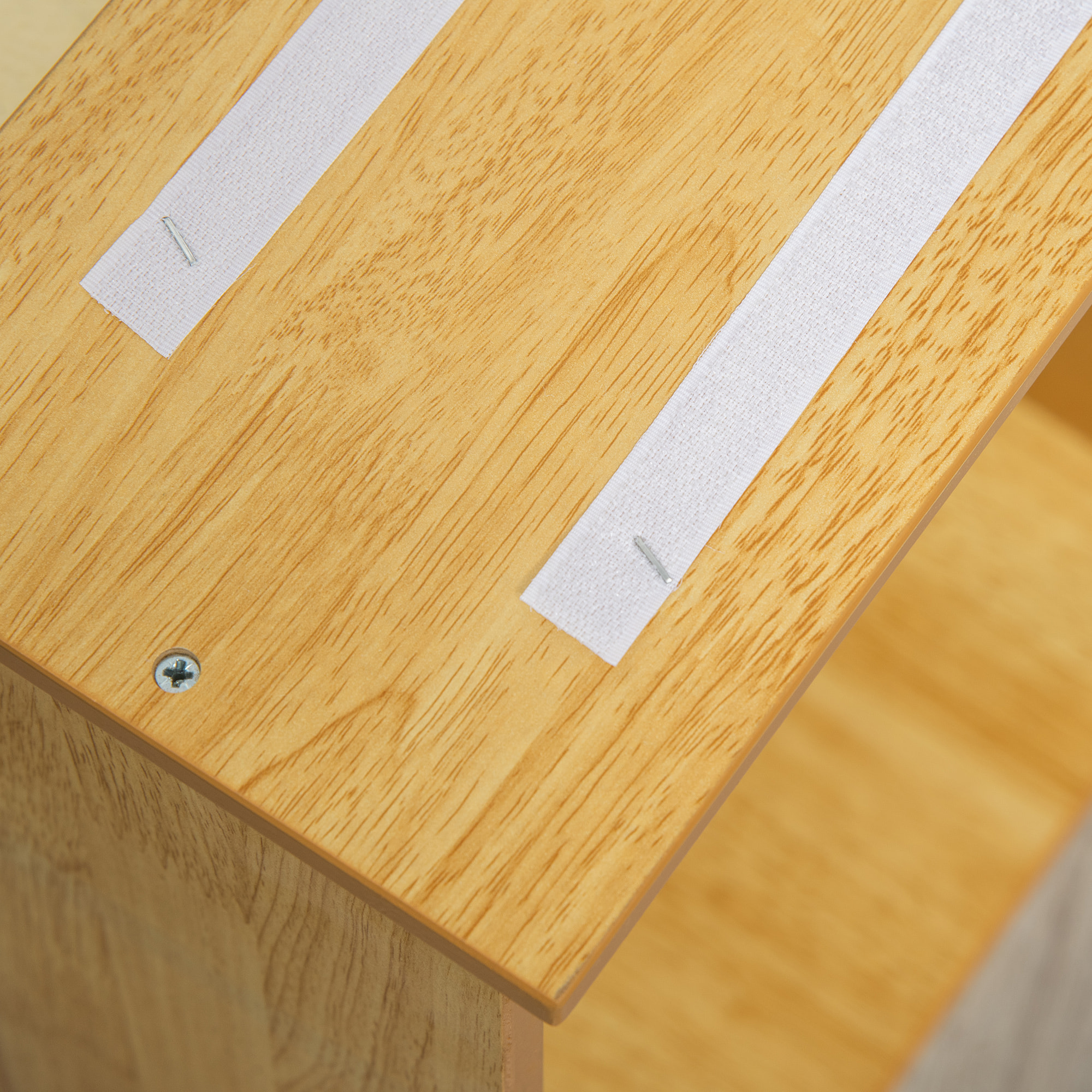 Escalera para Perros de 4 Peldaños Escalera para Mascotas Escalones para Perros Gatos con Acolchados Desmontables Carga 30 kg para Cama Sofá 40x59x54,2 cm Natural y Crema