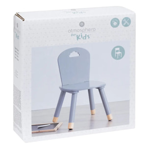 Chaise enfant "Douceur" grise