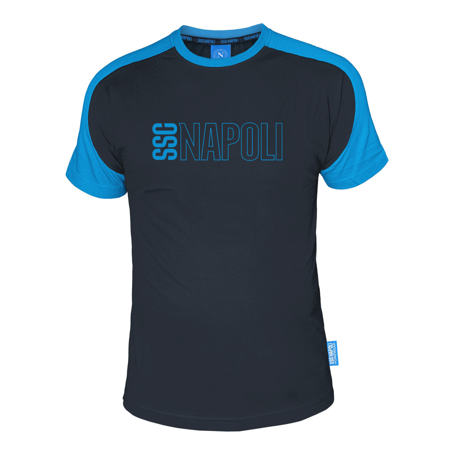 T-Shirt Manica Corta Uomo NAPOLI Cotone Prod. Ufficiale