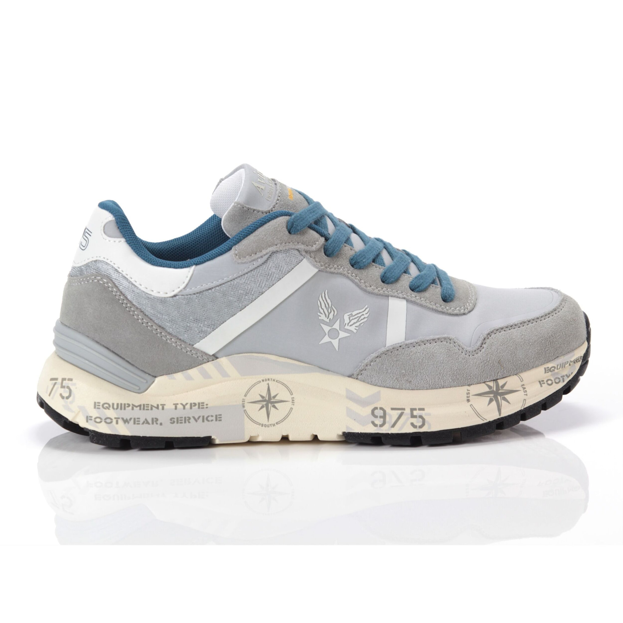 Sneakers Avirex Aston Grey Grigio