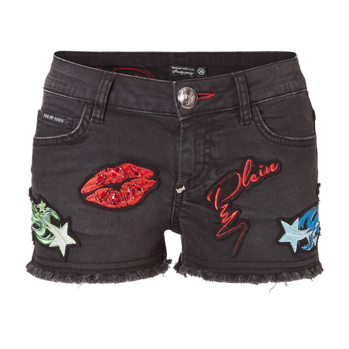 PHILIPP PLEIN Denim Shorts "Achillea"