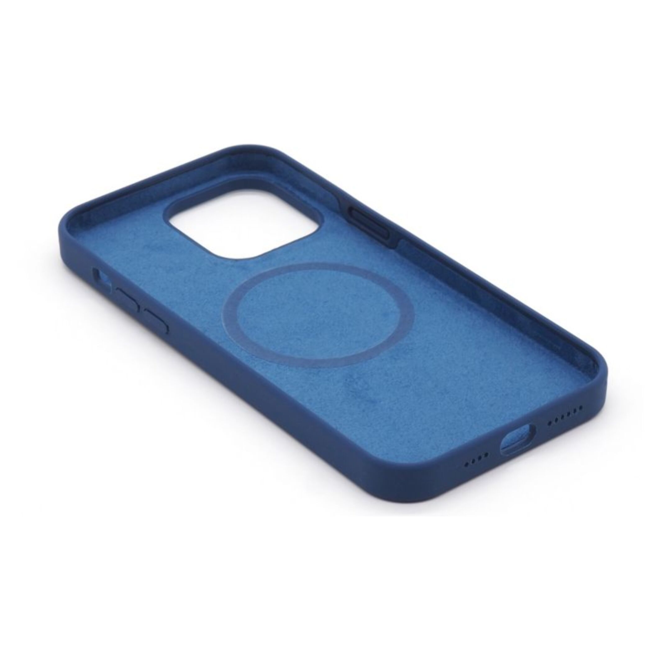 Coque CASYX iPhone 14 Pro silicone Bleu Fonce M