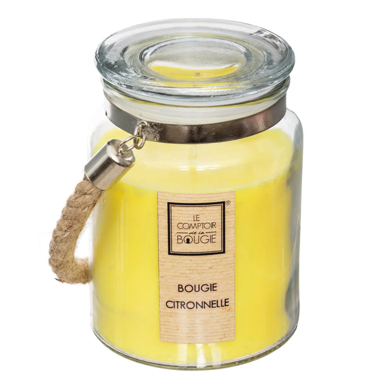 Bougie parfumée citronnelle 500g