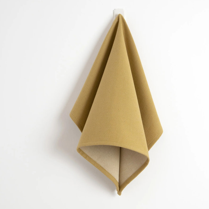 Lot de 2 torchons de cuisine jacquard Massaic Amber Gold