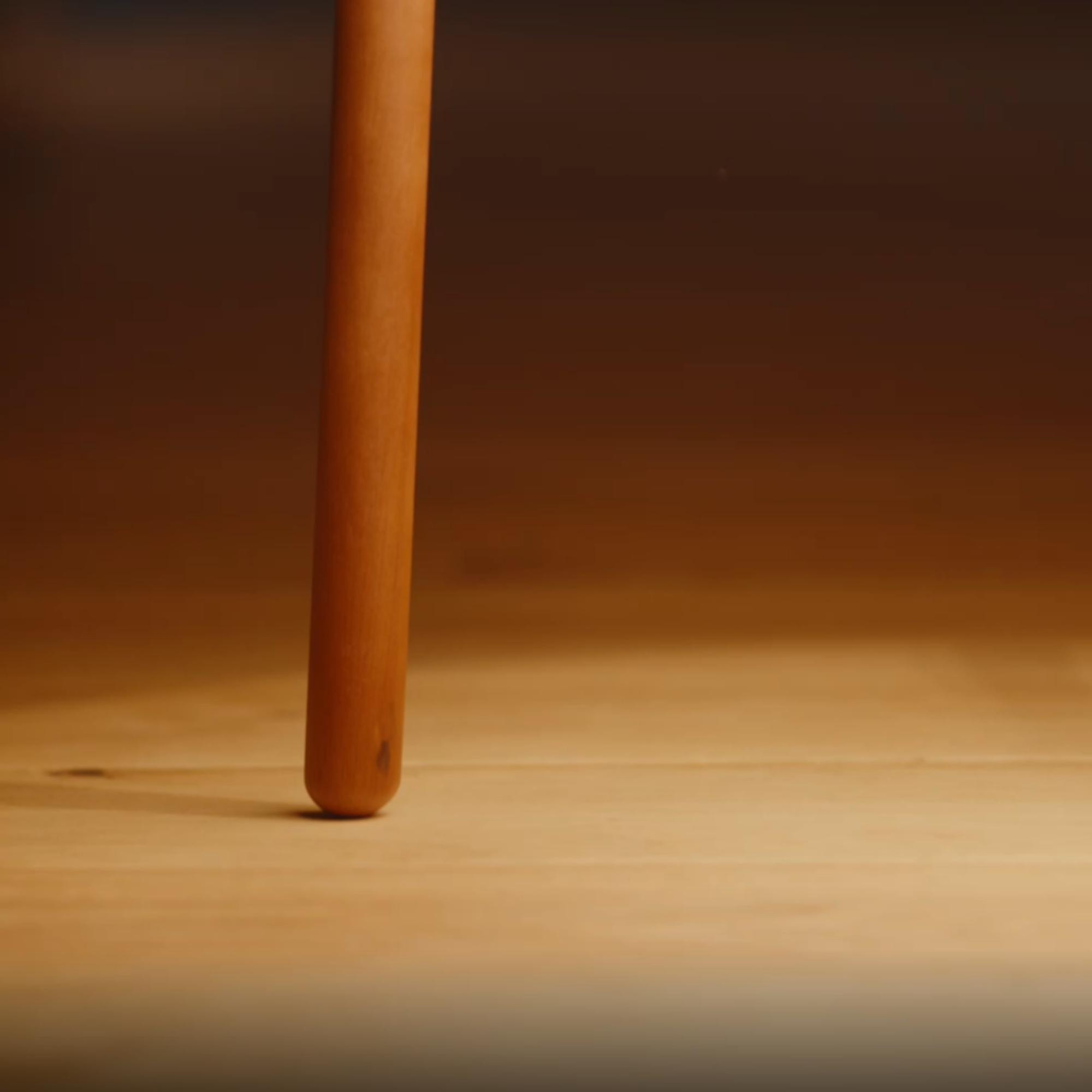 LEDS C4 Woody - Lámpara de Pie E27 Madera Clara Natural y Textil Blanco