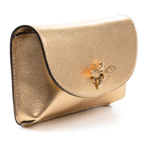 Aquilonia borsa a mano donna. Pelle autentica finitura Camoscio lucido.