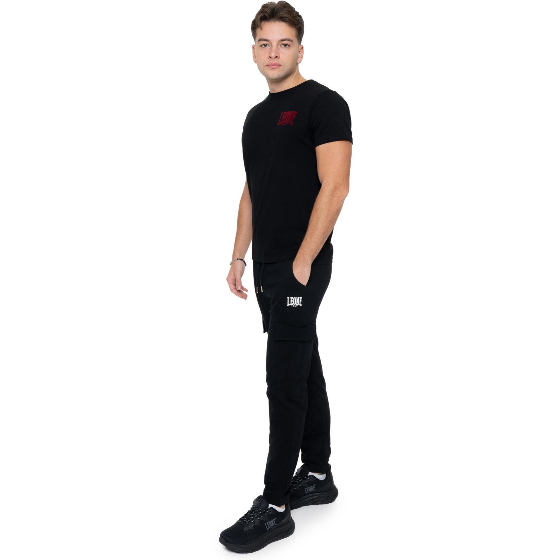 T-shirt uomo a manica corta in cotone, stampa Leone 1947 Graphics