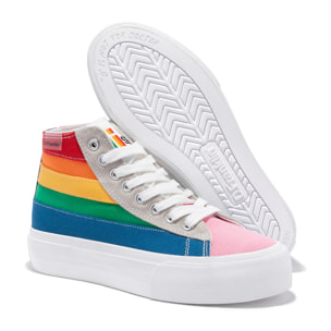 Zapatillas Altas Mujer One Way Patch Live Special Edition en Multicolor D.Franklin