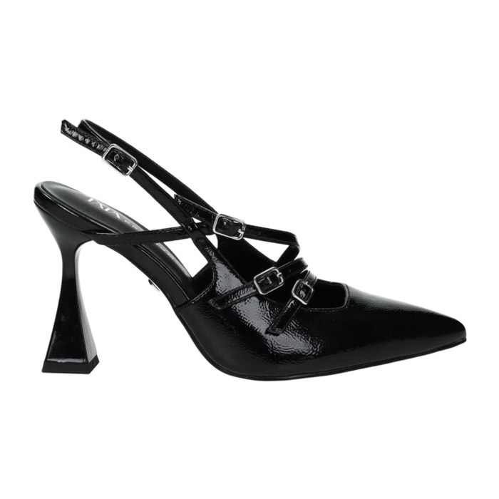 Décolleté sling back Donna Tata Italia Nero
