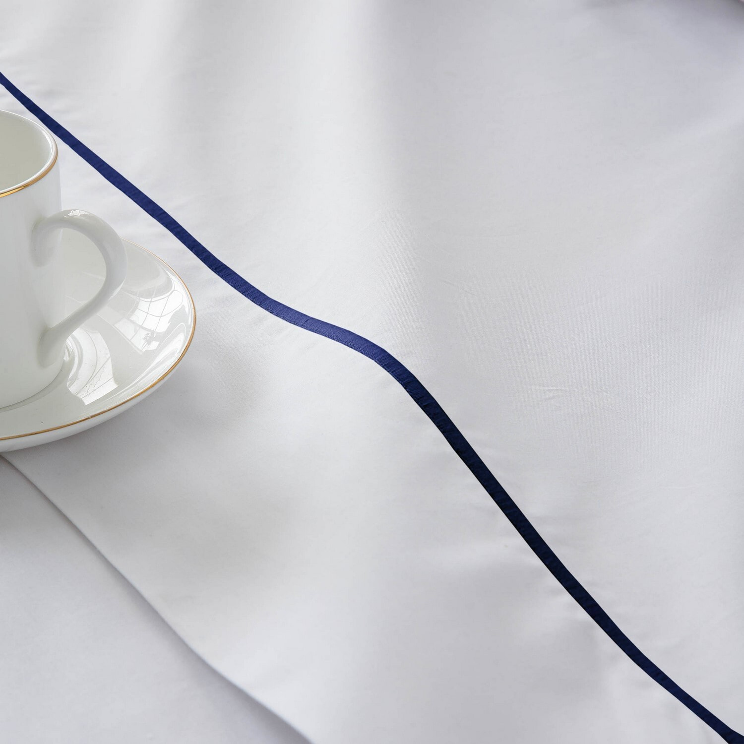 Drap supérieur Ito Blanc/Bleu