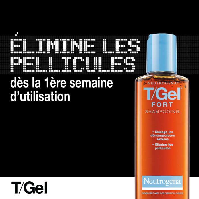 T/Gel Fort Shampooing - Soulage les Démangeaisons Sévères 250 ml