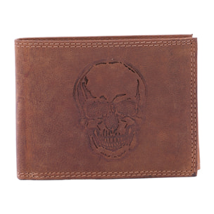 Portafoglio  da uomo In Vera pelle Made in Italy 9,5x12,5x2,5 cm