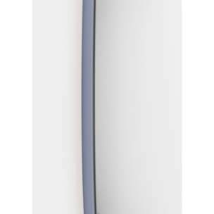 Espejo ovalado Eclipse aglomerado azul 65x40x2 cm