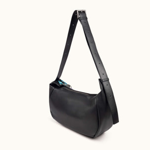 Bolso Hobo Negro con Asa Regulable y Charms CHARMS HOBO BLACK