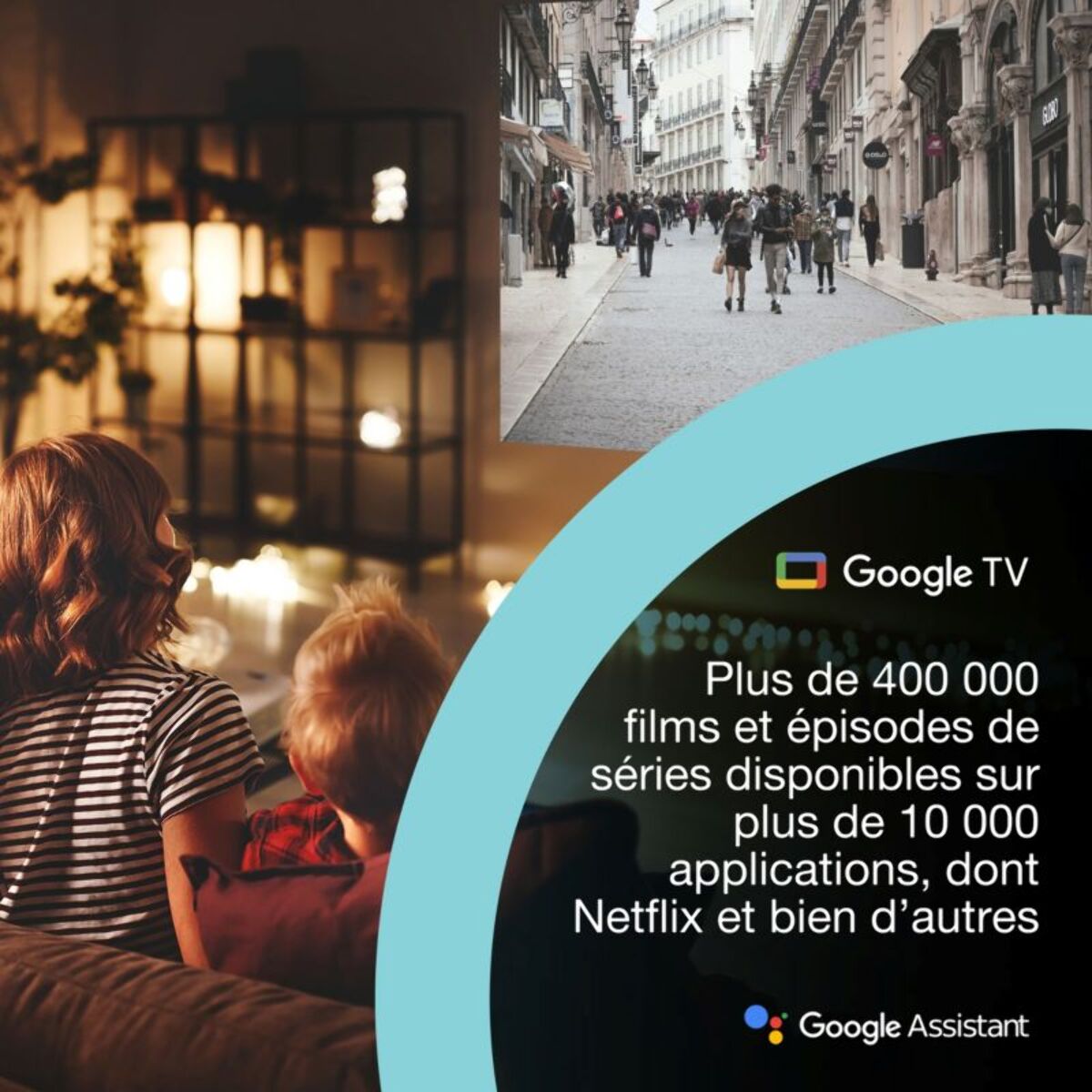Vidéoprojecteur portable EPSON EF-61W 2025 Full HD, Google TV
