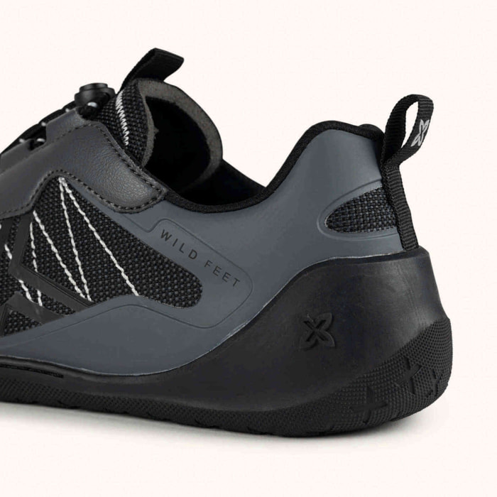 MUNICH FREESTEP 04 Zapatillas Barefoot Estilo Sport Gris y Negro