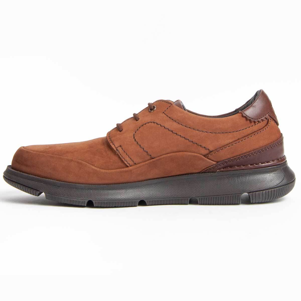 Zapato Oxford De Piel - Marron