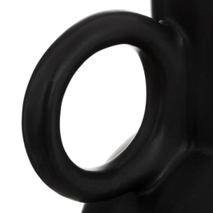Vase "Olme" en céramique H22cm noir