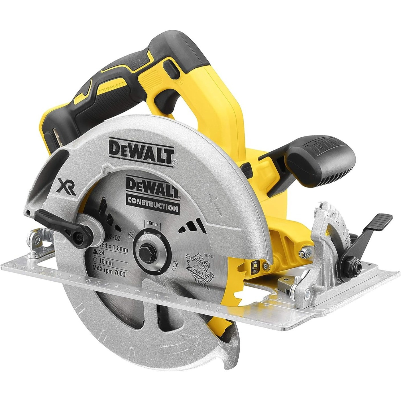 Scie circulaire 18V DEWALT XR Brushless - Sans batterie, ni chargeur - DCS570NT