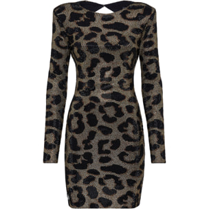 PHILIPP PLEIN Short Dress LEOPARD