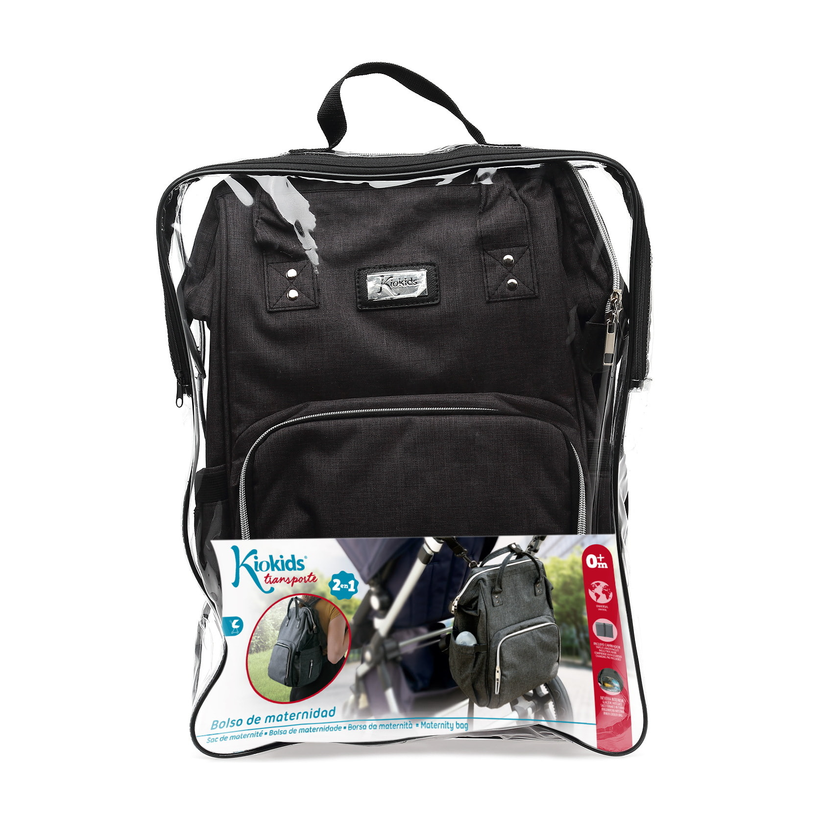 BOLSO DE MATERNIDAD NEGRO